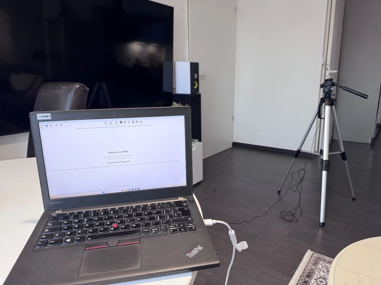 Setup e metodo REW · dettaglio 2
