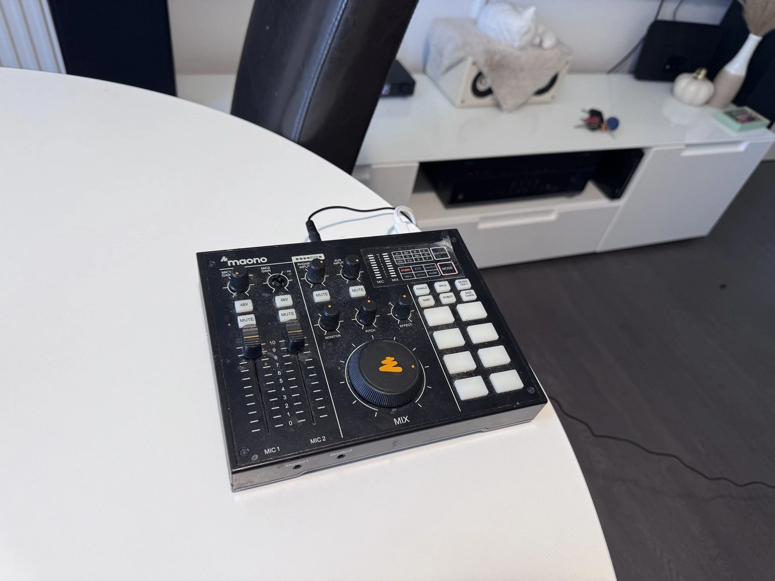Setup e metodo REW · dettaglio 1